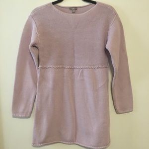 J. Jill Light Purple Sweater Tunic Size Small